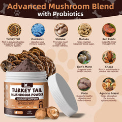 Petrivium immune-health blend highlights overall wellness and daily vitality for pets.