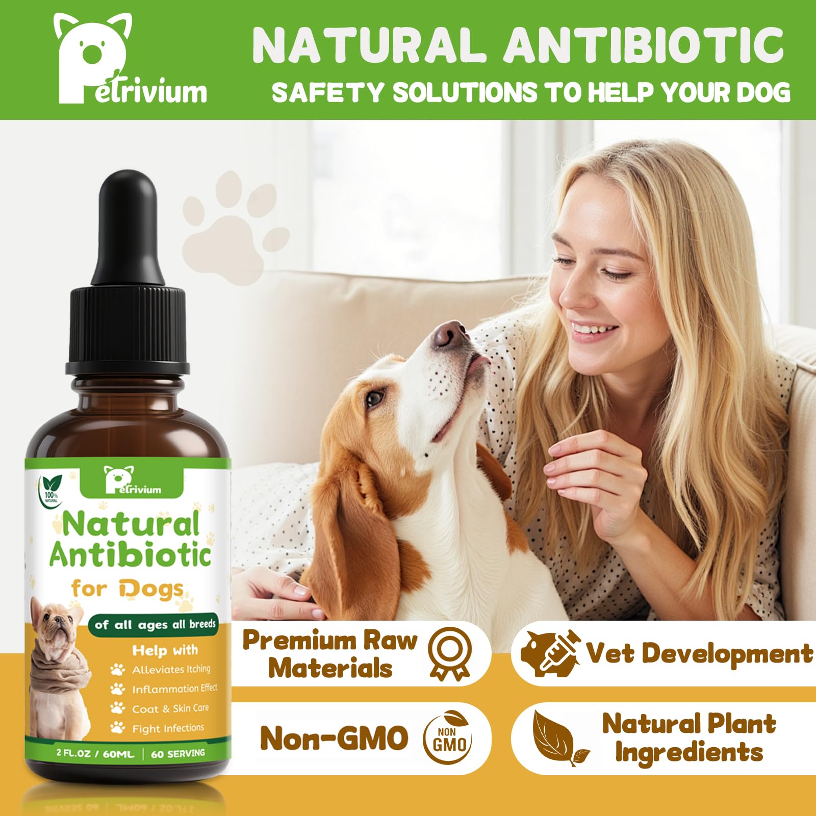 Petrivium precision dropper demonstrates accurate dosing for pets.