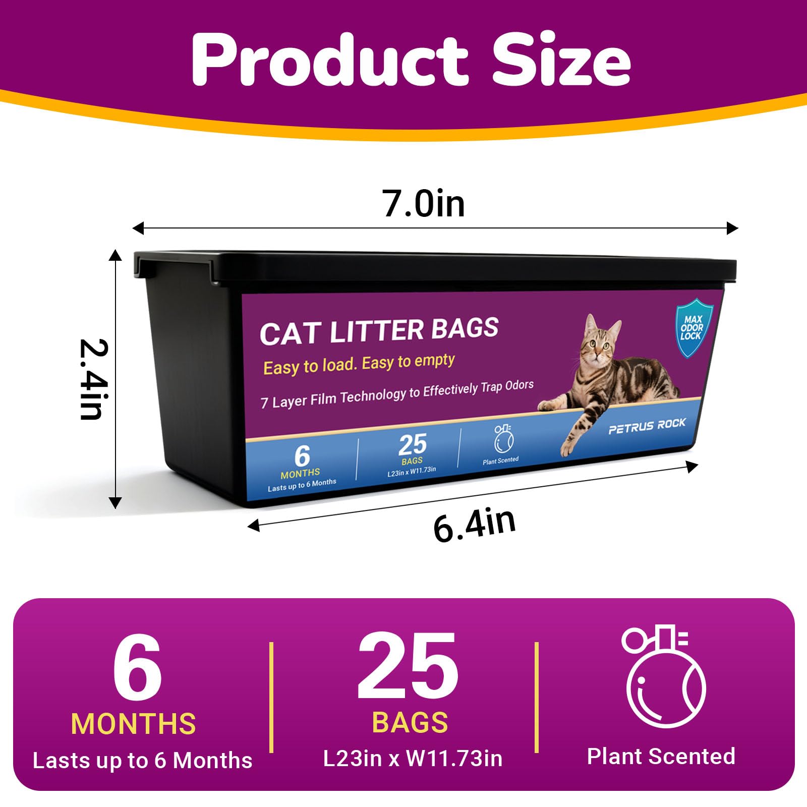 PETRUS ROCK 7-layer barrier bags improve containment during use