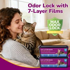 PETRUS ROCK litter-genie-compatible refill bags fit securely for reliable odor control