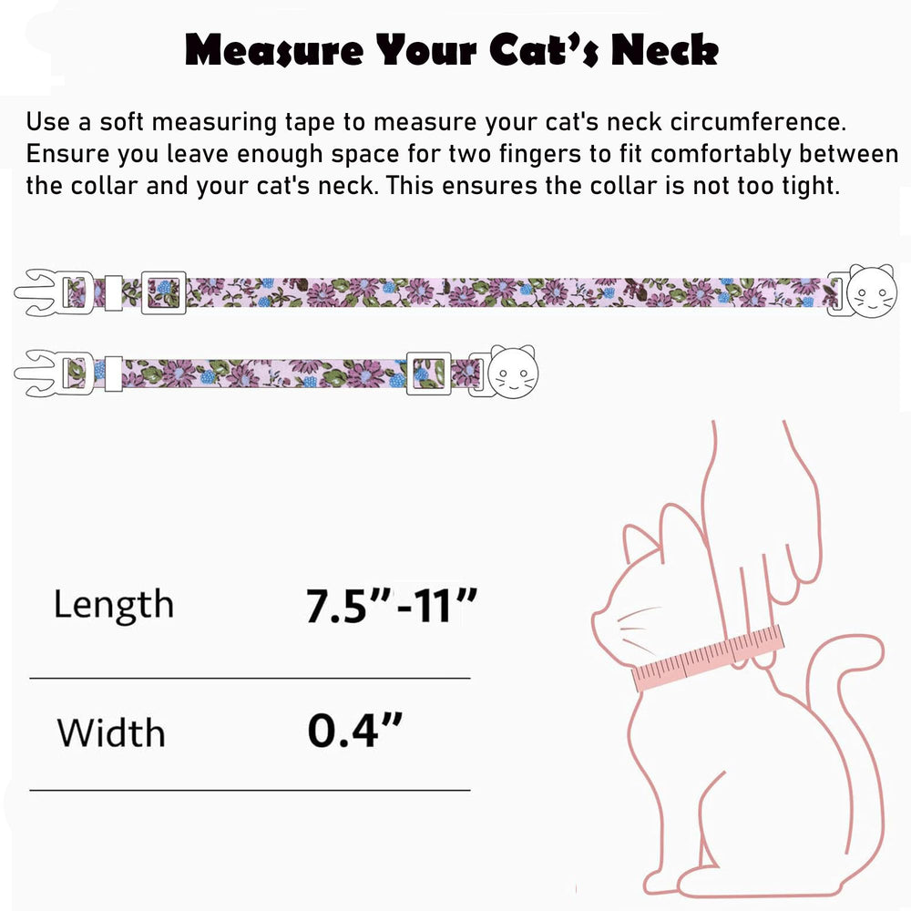 PETS ARE FUN soft cotton cat collar close-up showing gentle fabric.