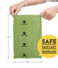Pets N Bags extra-thick poop bags ideal for rugged outdoor cleanup