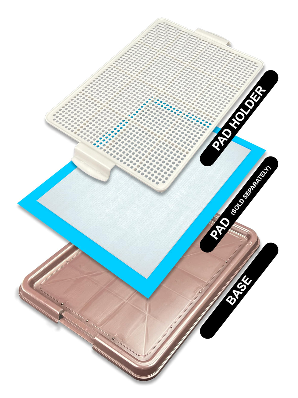 Pets-N-Me indoor outdoor use highlights versatile potty tray for any space