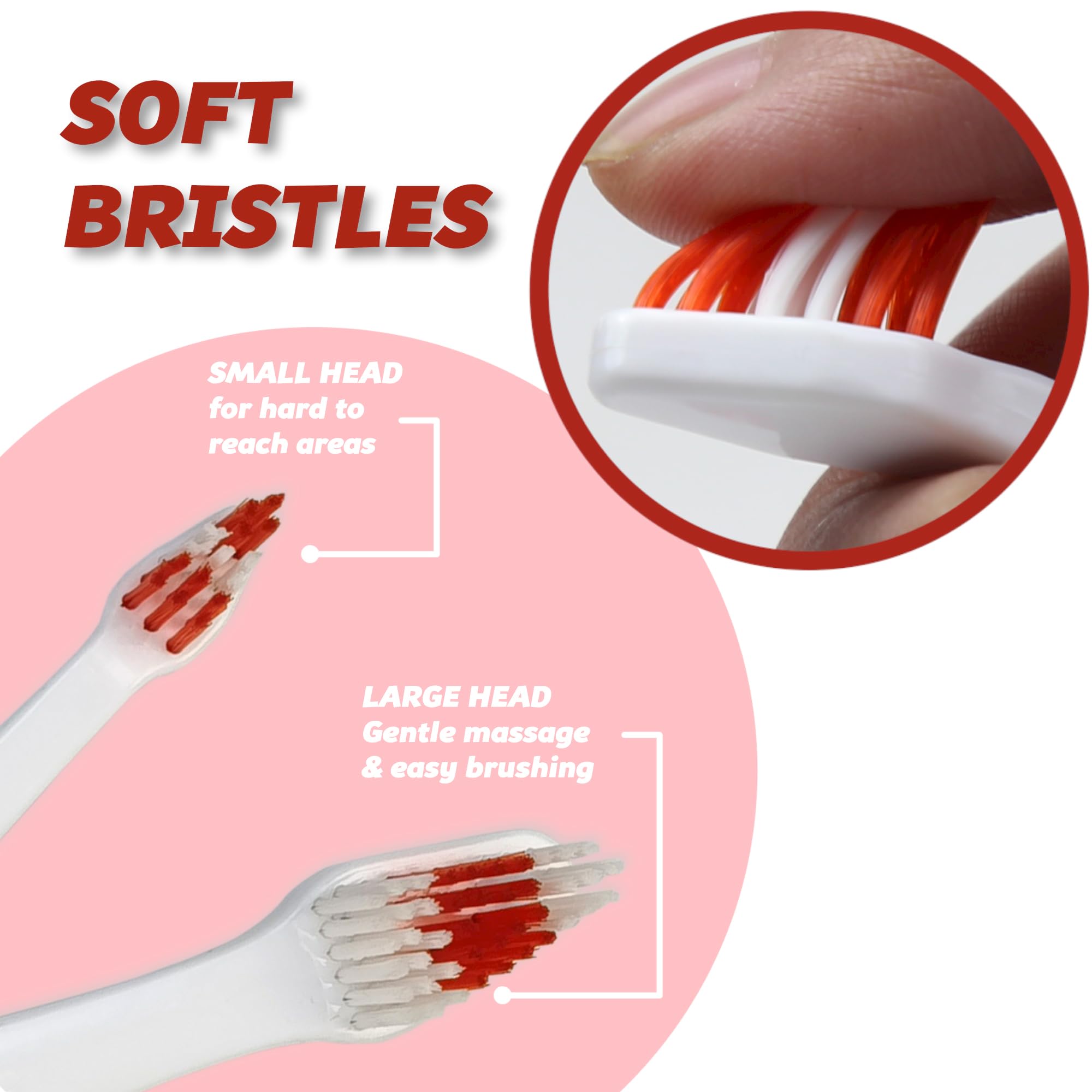 Pets & Pupps pack of 2 toothbrushes for easy home dental care
