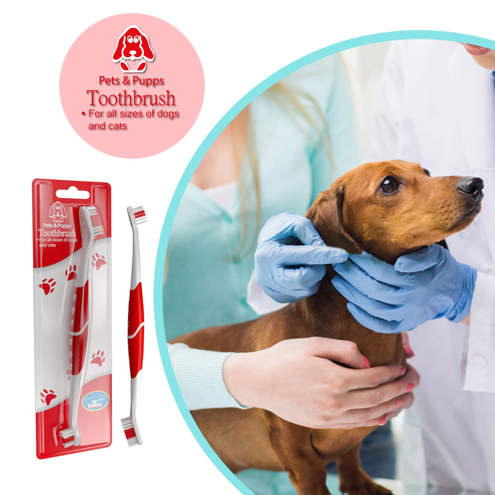 Pets & Pupps patent dual-head design saves buying separate brushes