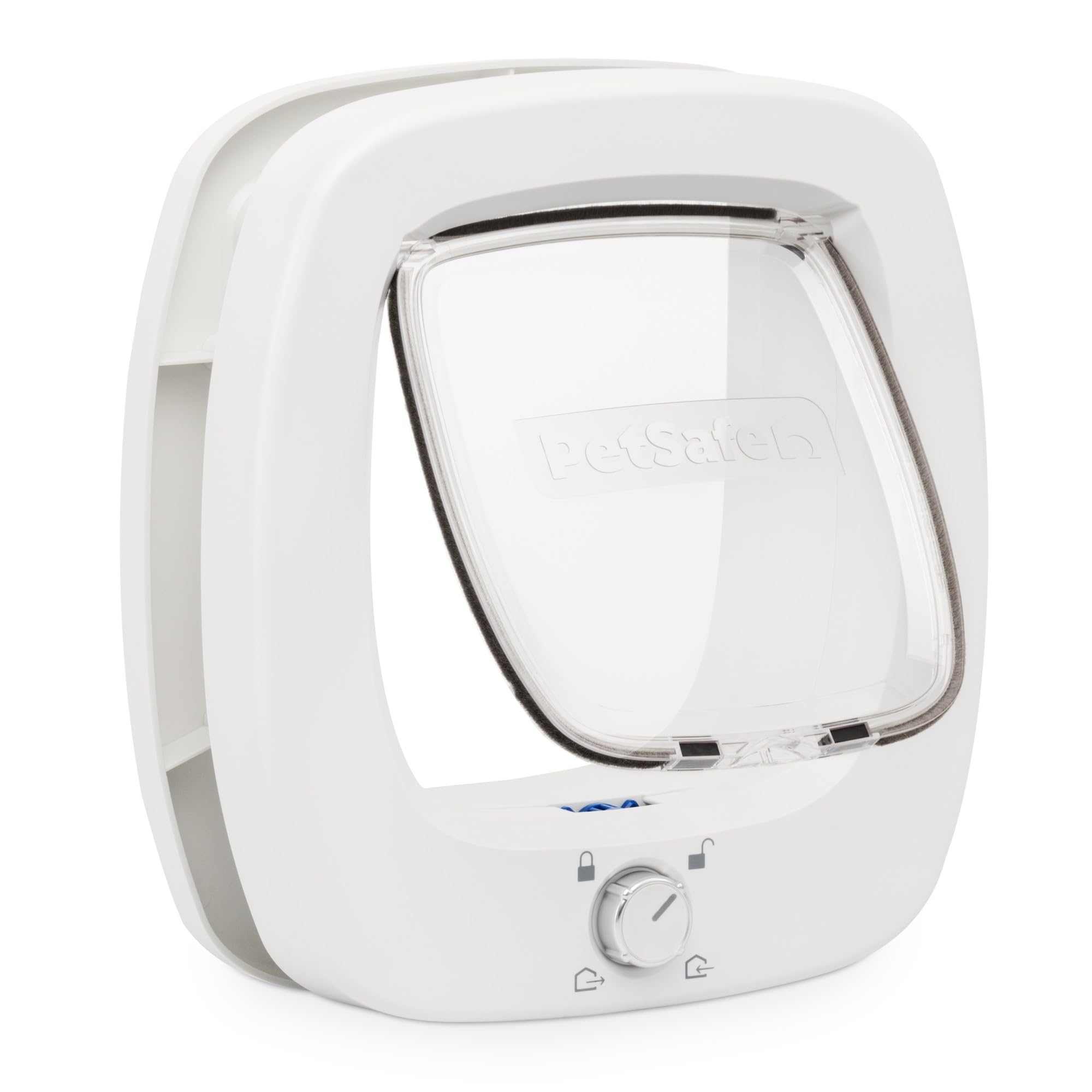 PetSafe Big Cat Door installed in a door frame enables easy DIY pet access