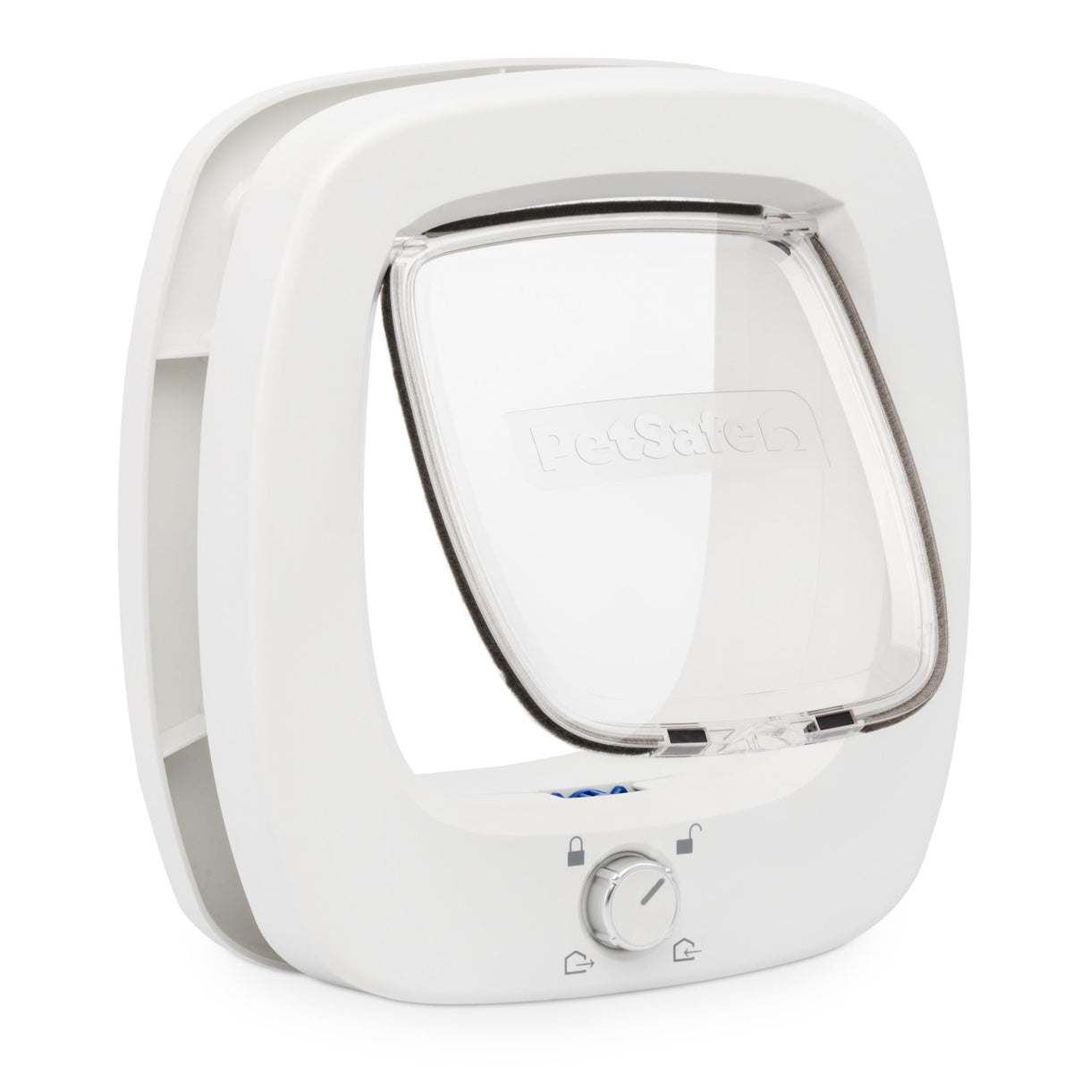 PetSafe Big Cat Door installed in a door frame enables easy DIY pet access