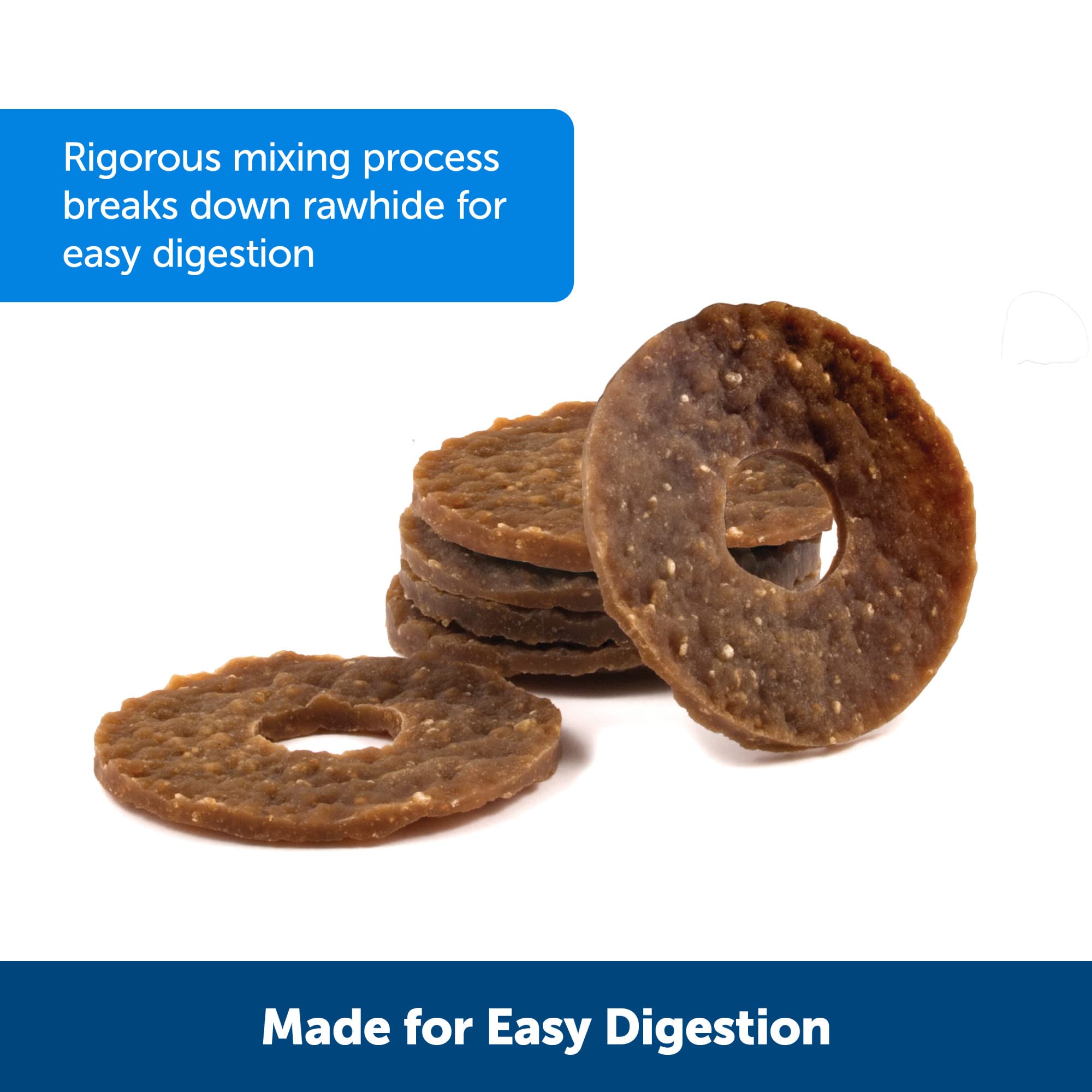 PetSafe Busy Buddy rings resealable bag closeup highlights freshness for long-lasting chew sessions