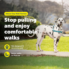 PetSafe Deluxe Easy Walk Harness different colored belly straps aid easy on/off.