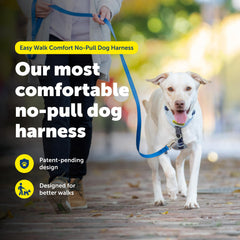 PetSafe Easy Walk harness front martingale loop helps guide attention and reduce pulling.