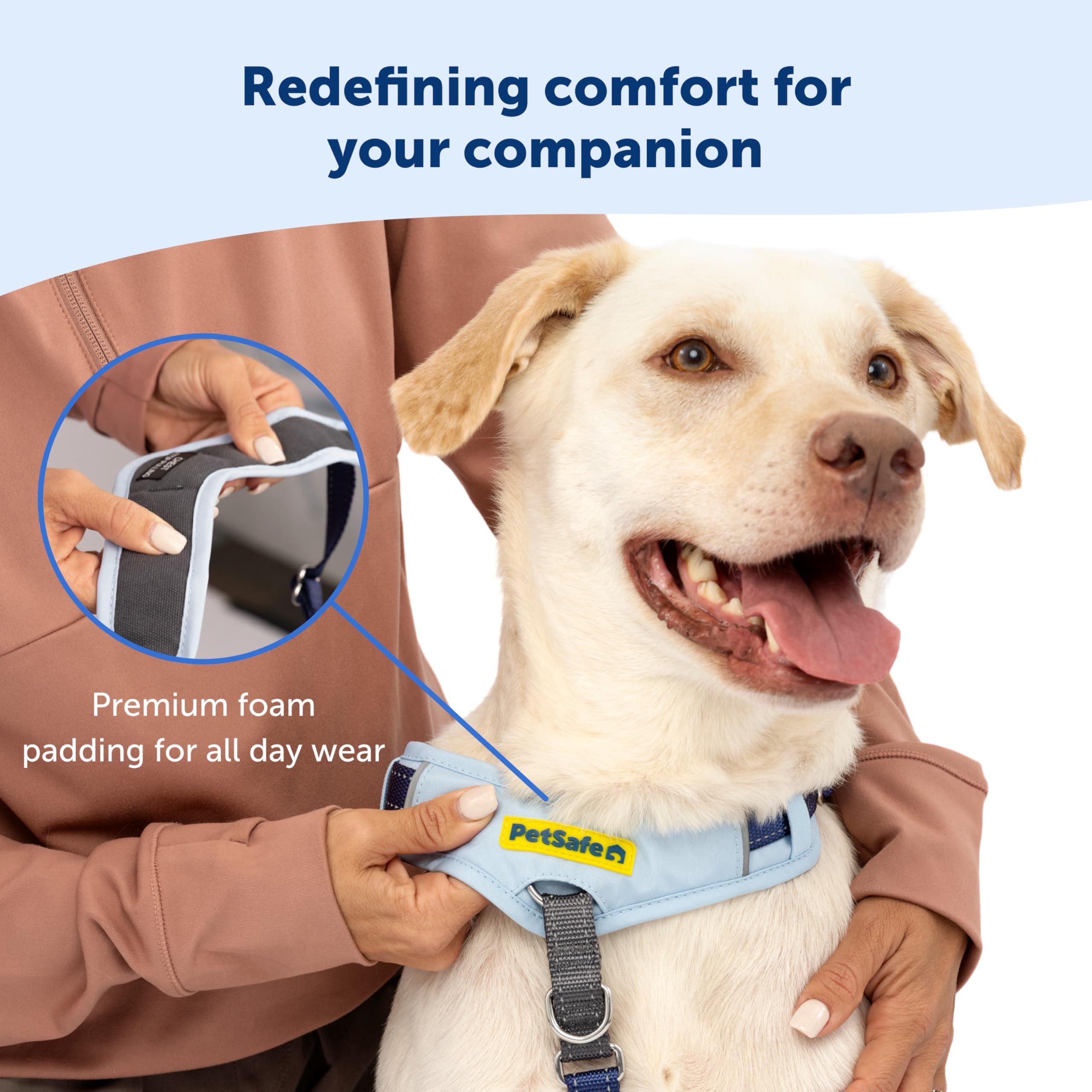 PetSafe Easy Walk padded chest area for comfortable, secure daily walks.