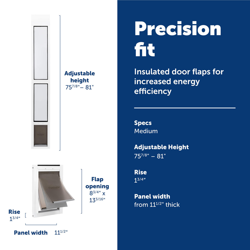 PetSafe Extreme Weather triple-flap door keeps drafts out and rooms comfortable.