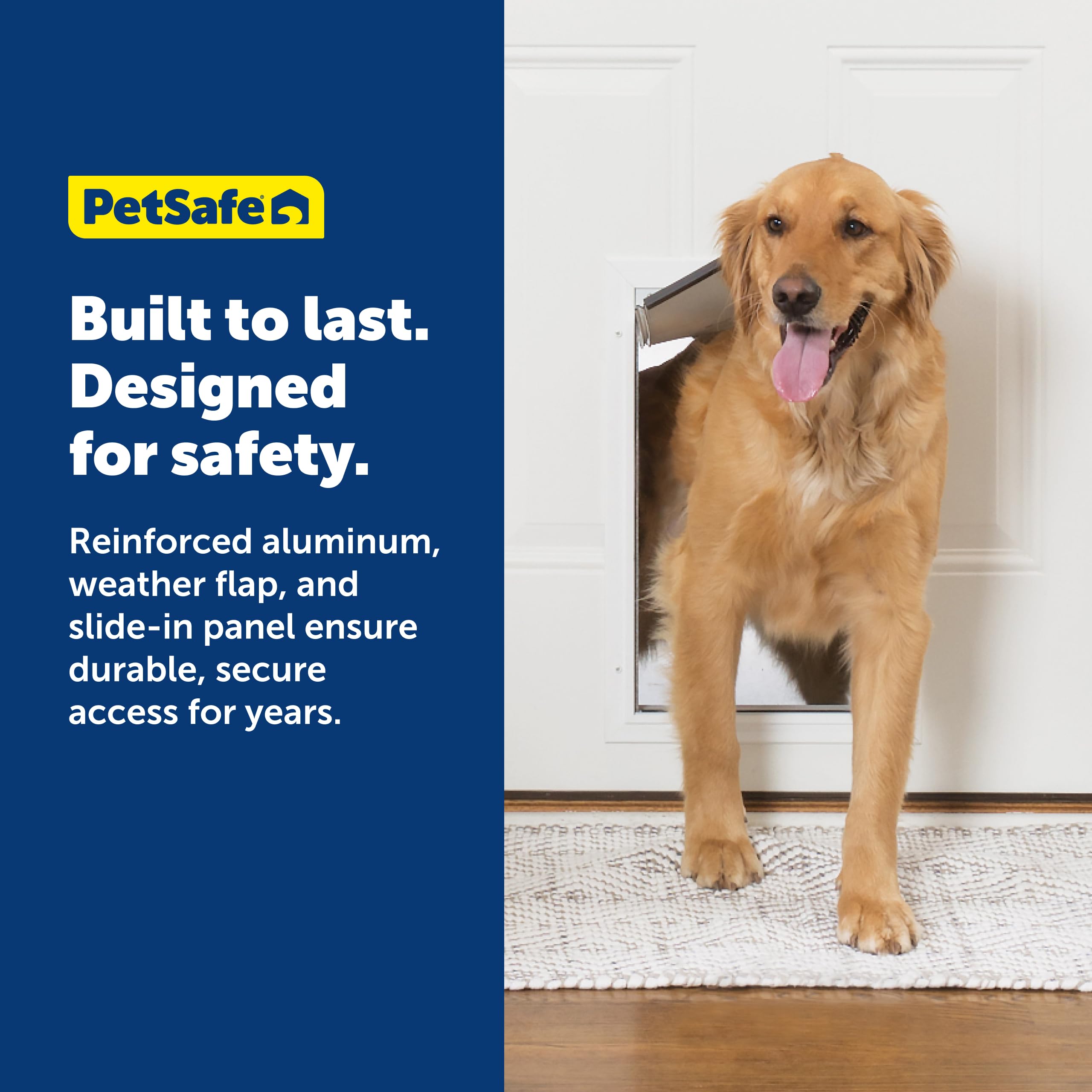 PetSafe Freedom installation template demonstrates easy DIY fit for 3/8–2 inch doors