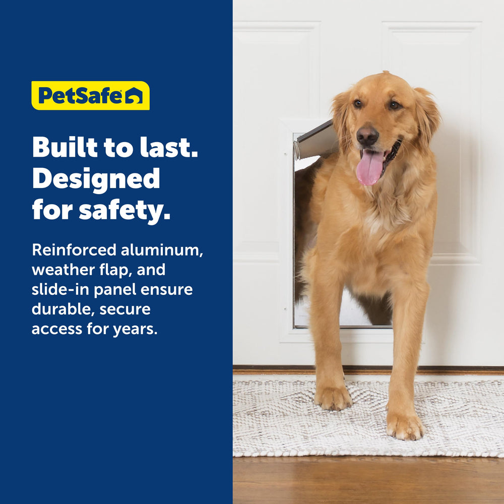 PetSafe Freedom installation template demonstrates easy DIY fit for 3/8–2 inch doors