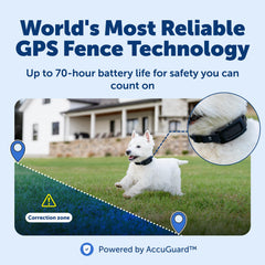 PetSafe Guardian GPS 2.0 real-time tracking in action during outdoor walk.