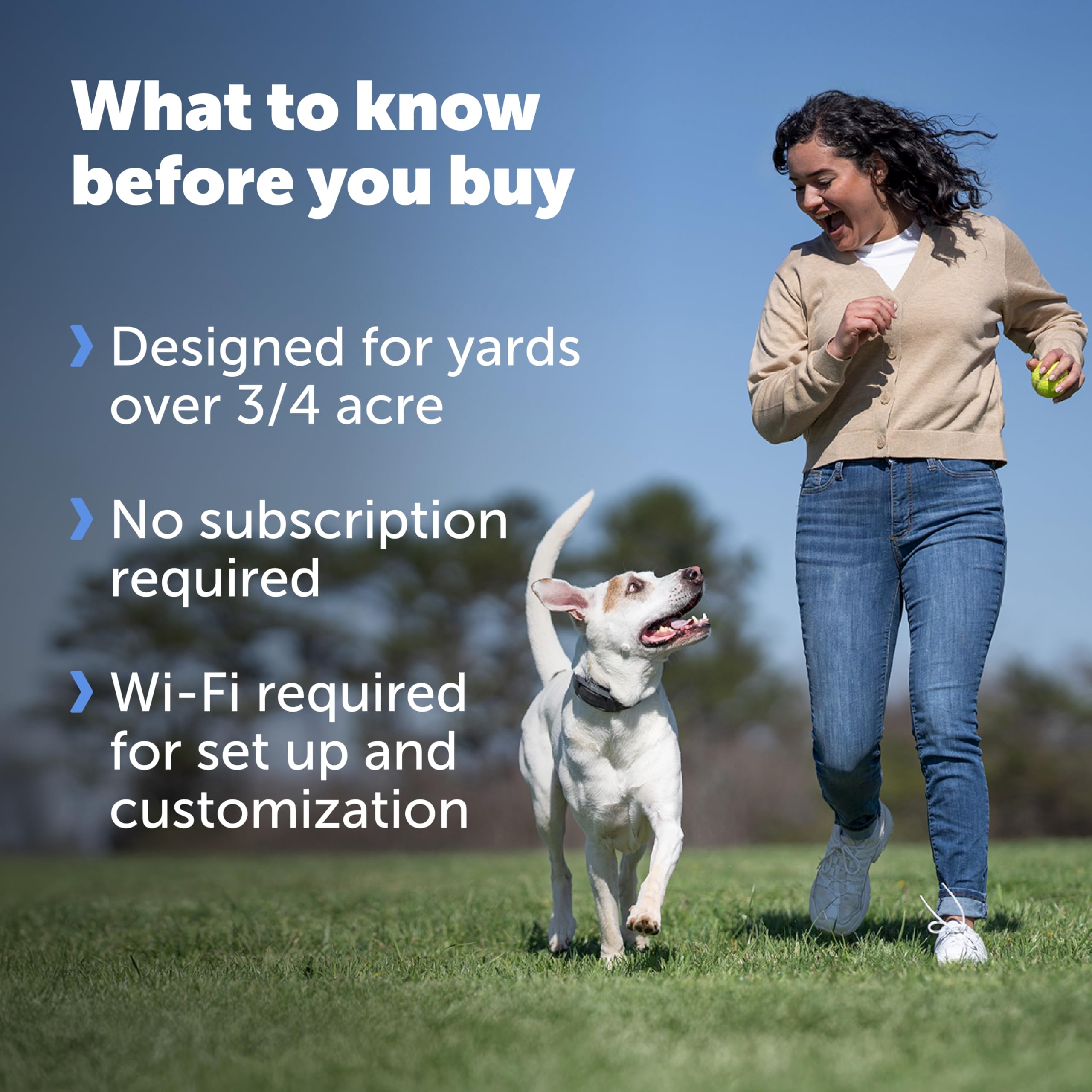 PetSafe Guardian wireless design enables easy boundary adjustments without digging