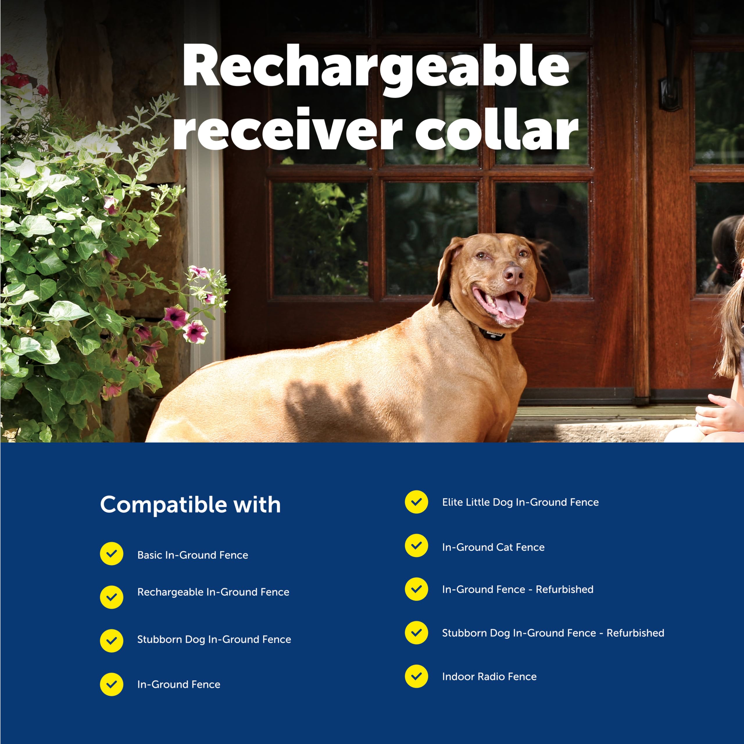 PetSafe low battery indicator helps timely charging.