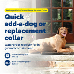 PetSafe rechargeable collar charging quickly for extended use.