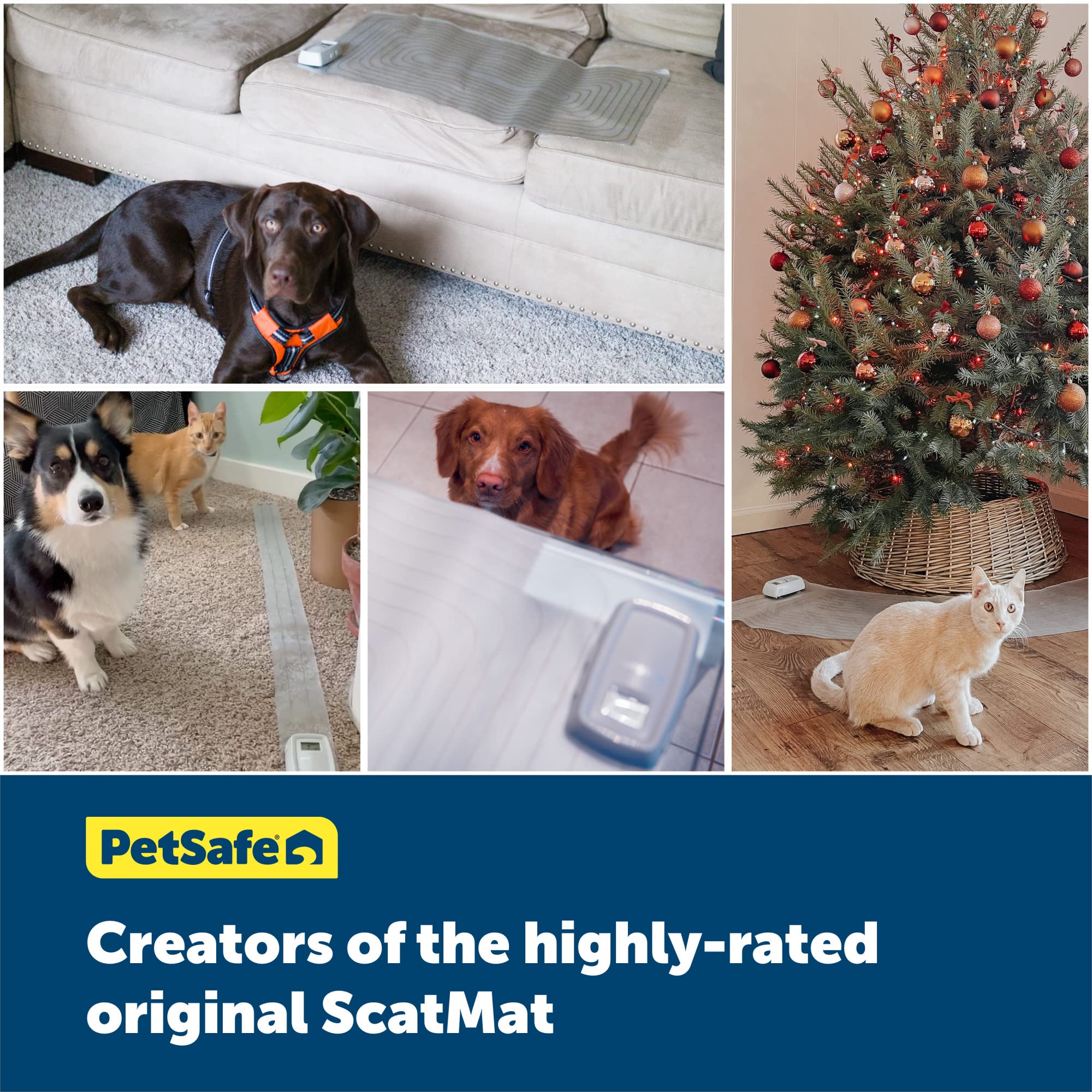 PetSafe ScatMat easy-clean setup ensures quick maintenance.