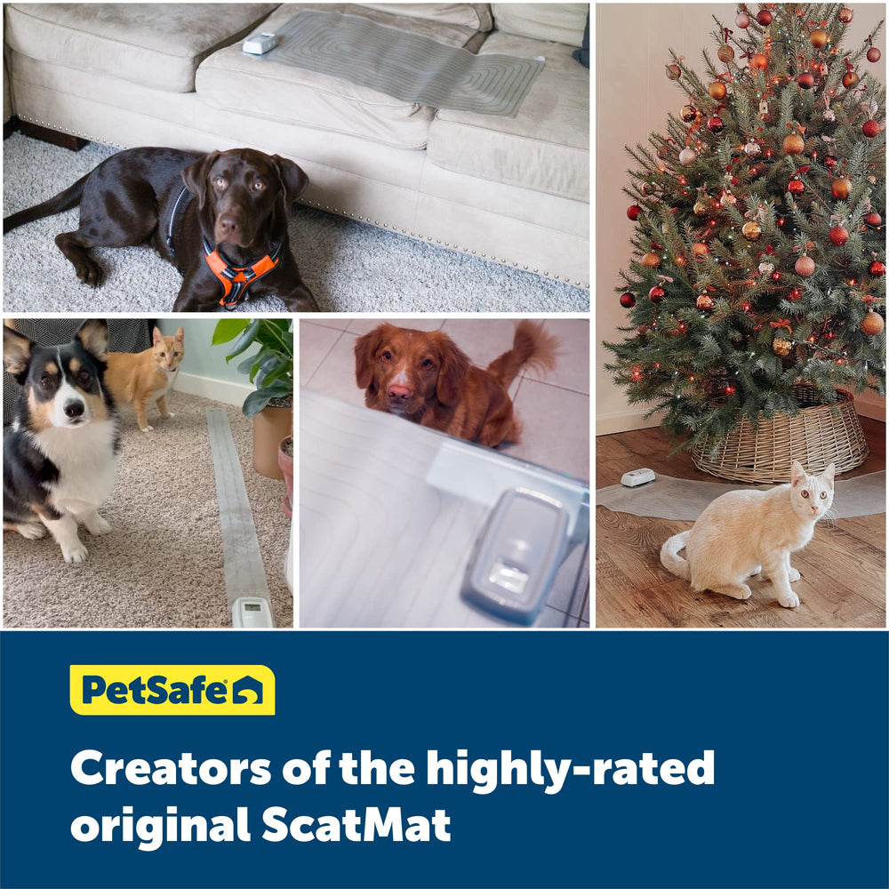 PetSafe ScatMat easy-clean setup ensures quick maintenance.