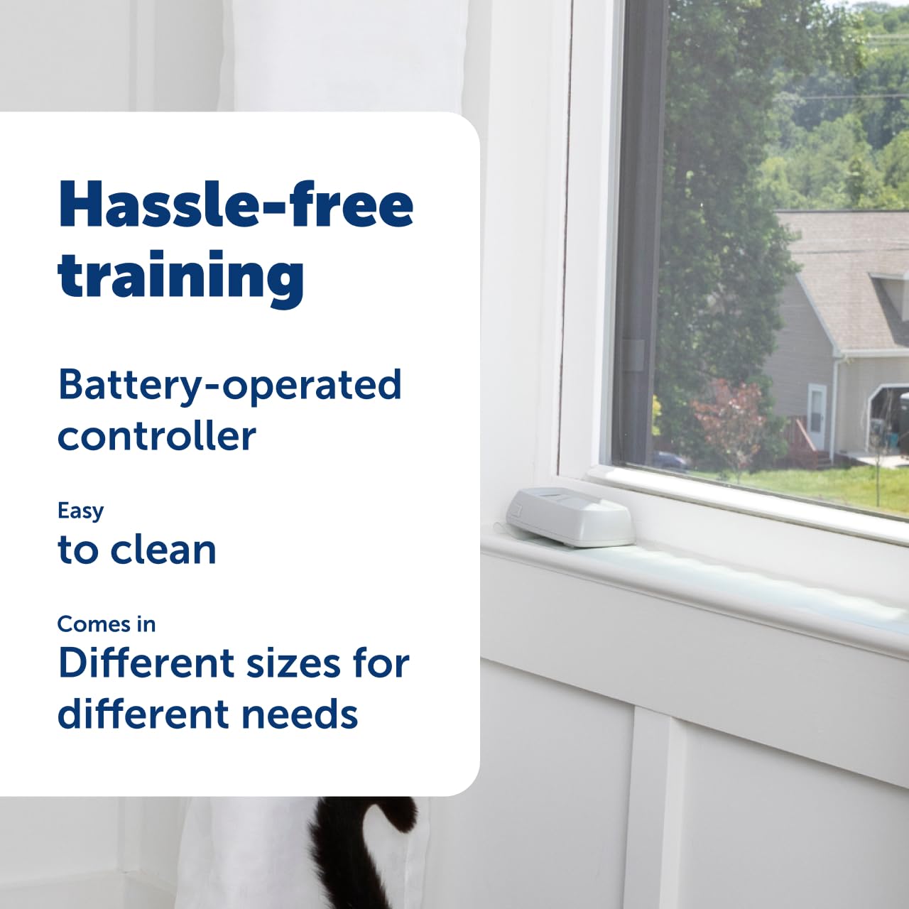 PetSafe ScatMat is easy to wipe clean.