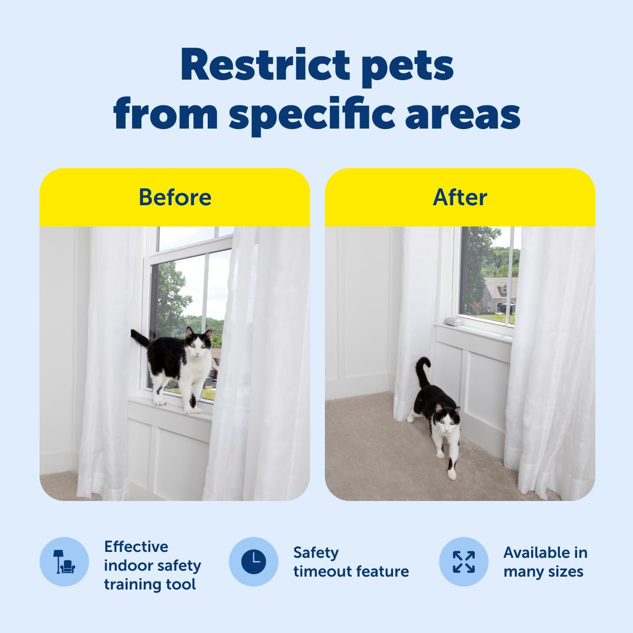 PetSafe ScatMat protects furniture and decor from paws.