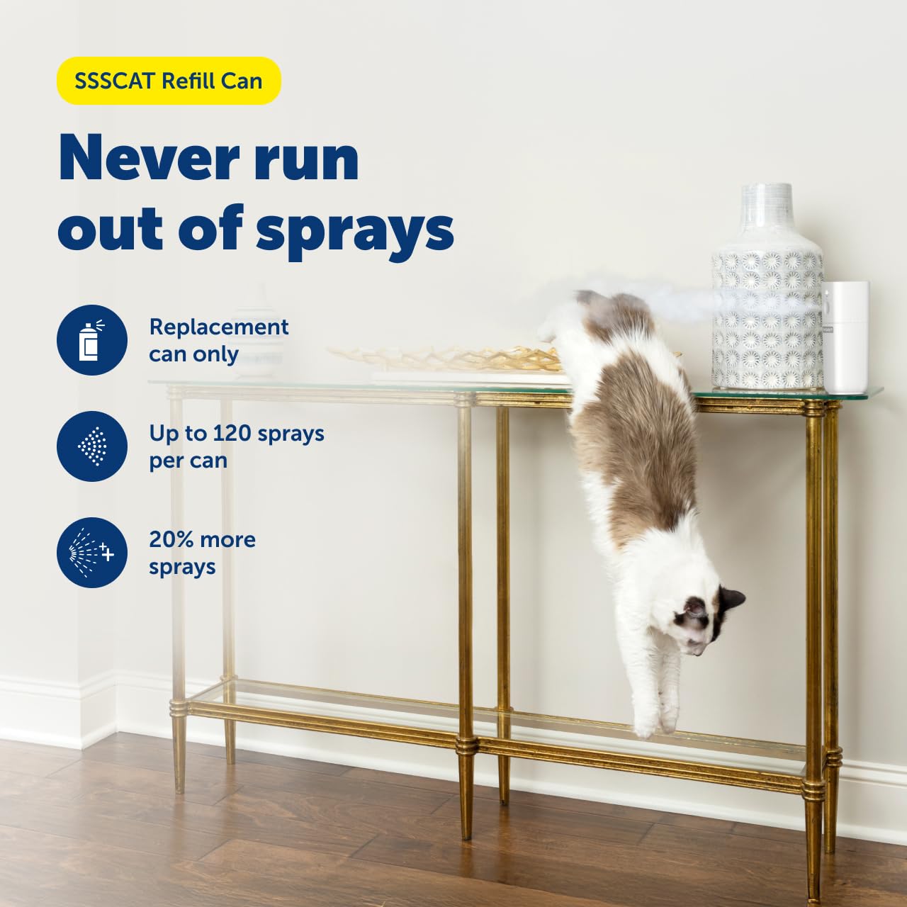 Petsafe SSSCAT motion sensor captures approaching pets to trigger safe correction.
