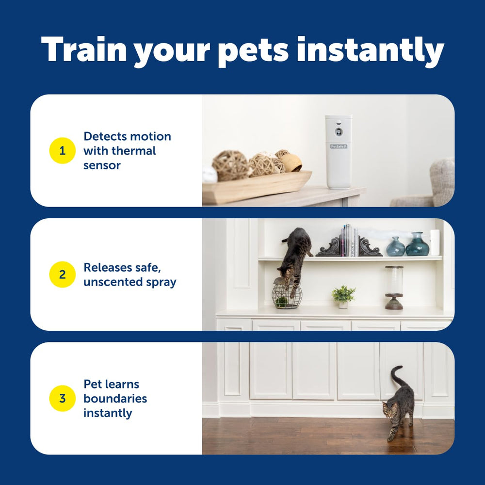 PetSafe SSSCAT refill can enables ongoing odorless, non-staining training sessions.
