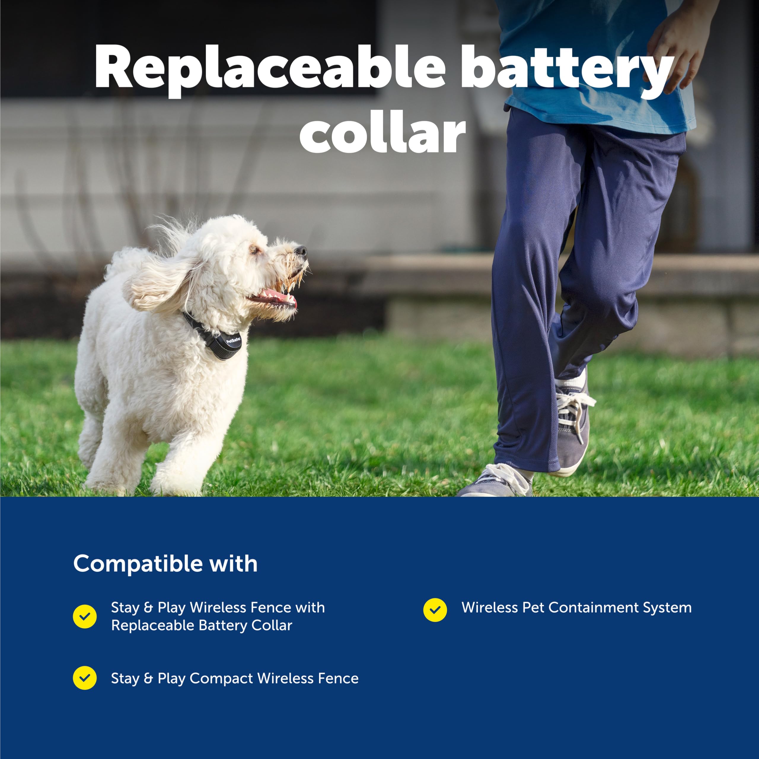 PetSafe Stay & Play multi-pet system image shows expansion capability with additional collars.