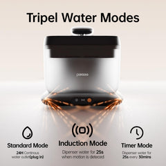 PETSEE cordless base and pump for a clean indoor setup