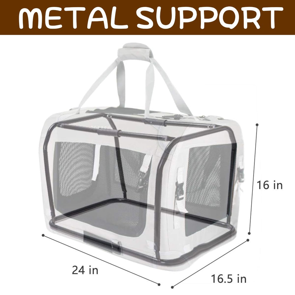 Petseek extra-large cat carrier side opening for easy access.