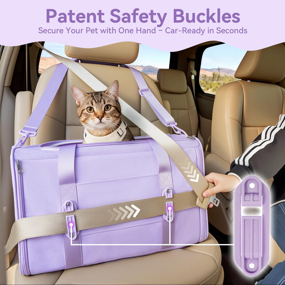 Petsfit airline approved under seat carrier ready for flights