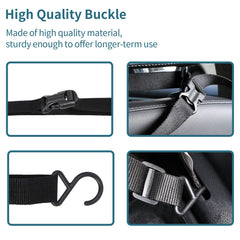 Petsfit barrier installed on headrests demonstrates easy, no-screw setup.