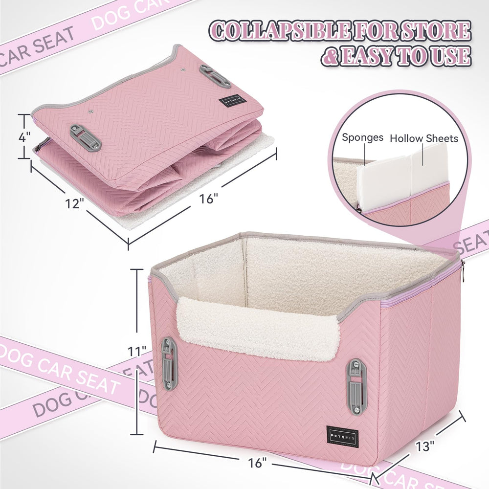 Petsfit elevated-view position shows 3.15-inch rise for better visibility.