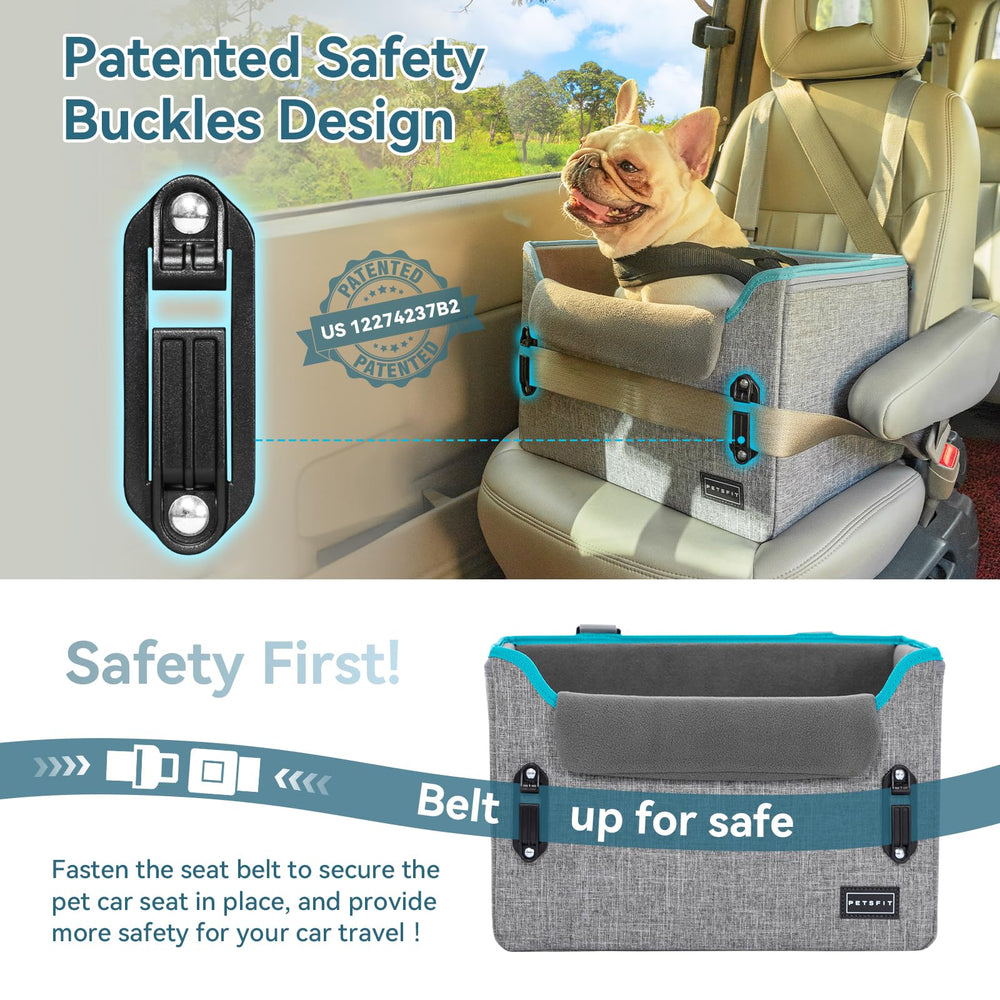 PETSFIT safety buckles demonstrate patented stability on rough roads for confident rides.