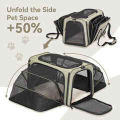 Petsfit Expandable Carrier durable oxford material close-up
