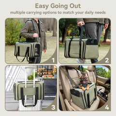 Petsfit Expandable Carrier folded-flat for easy storage