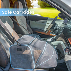 Petsfit durable wire frame and anti-scratch mesh for stability