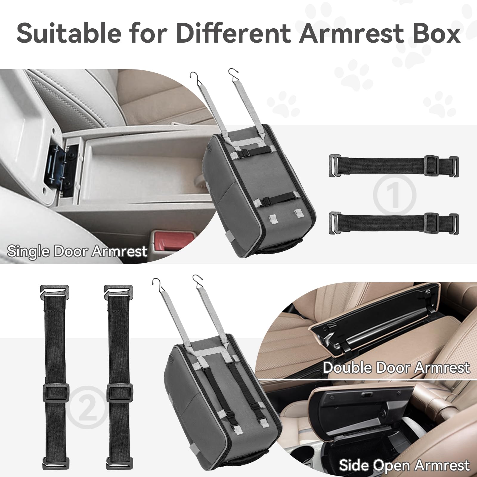 Petsfit foldable console-seat stores flat for quick travel prep.