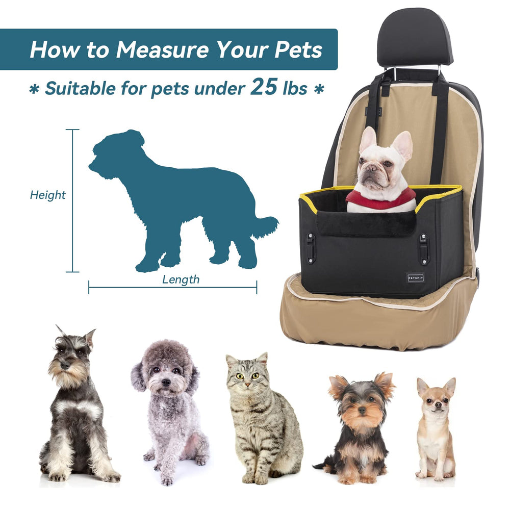 Petsfit stable internal frame and buckles keep seat steady on bumpy roads.