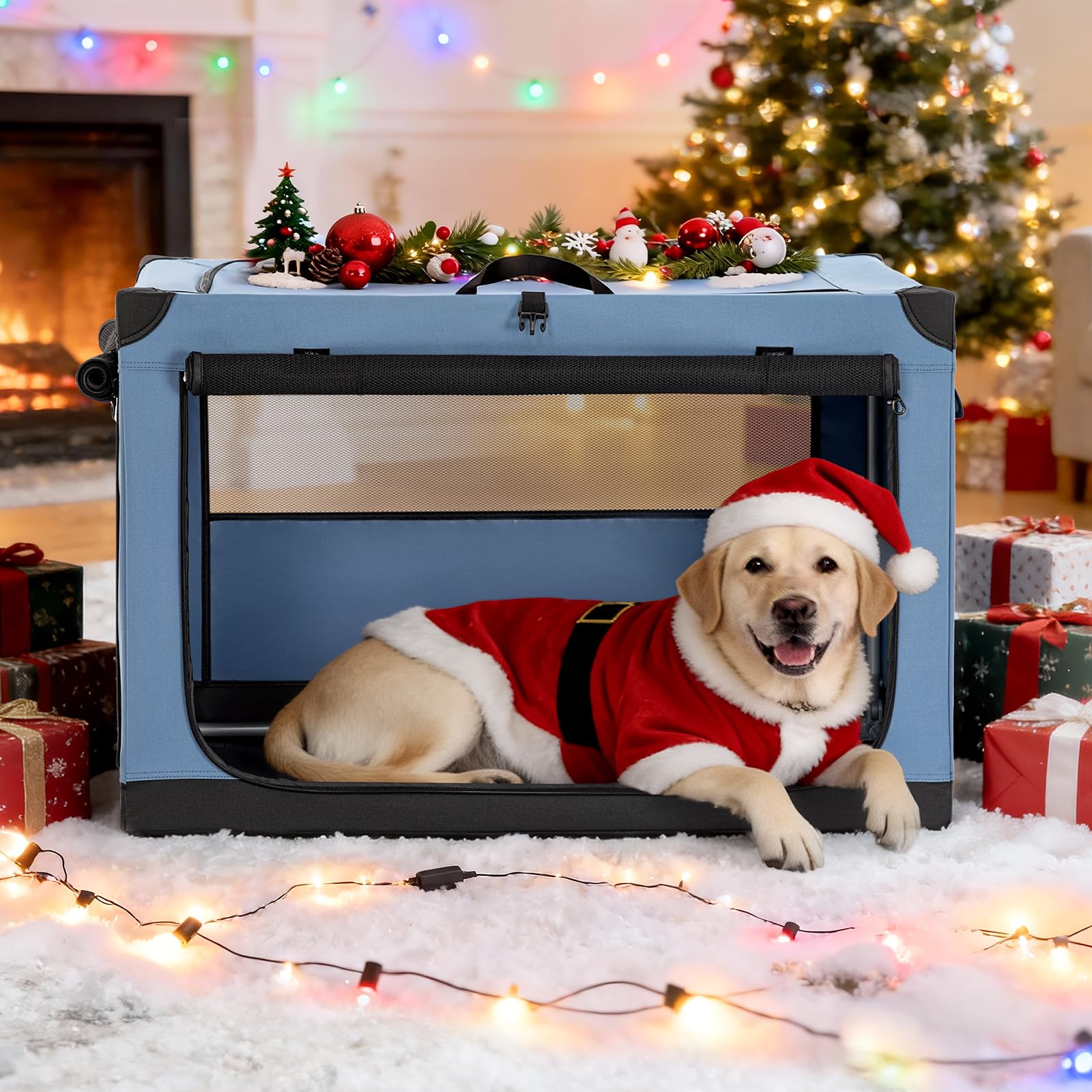 Petsfit Soft Dog Crate 40-inch size fits large dogs up to 66 lbs