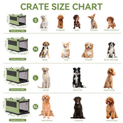 Petsfit soft dog crate door closed highlights lockable mesh for safe travel.