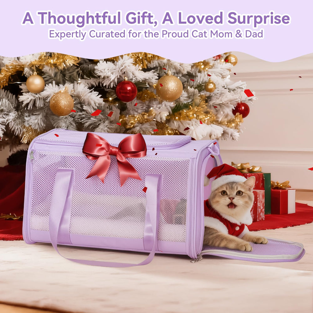 Petsfit suitcase attachment feature helps carry hands free on trips