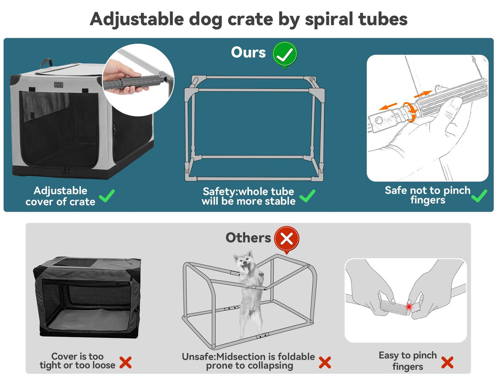 Petsfit ventilated mesh windows offer fresh air and calmer surroundings during travel