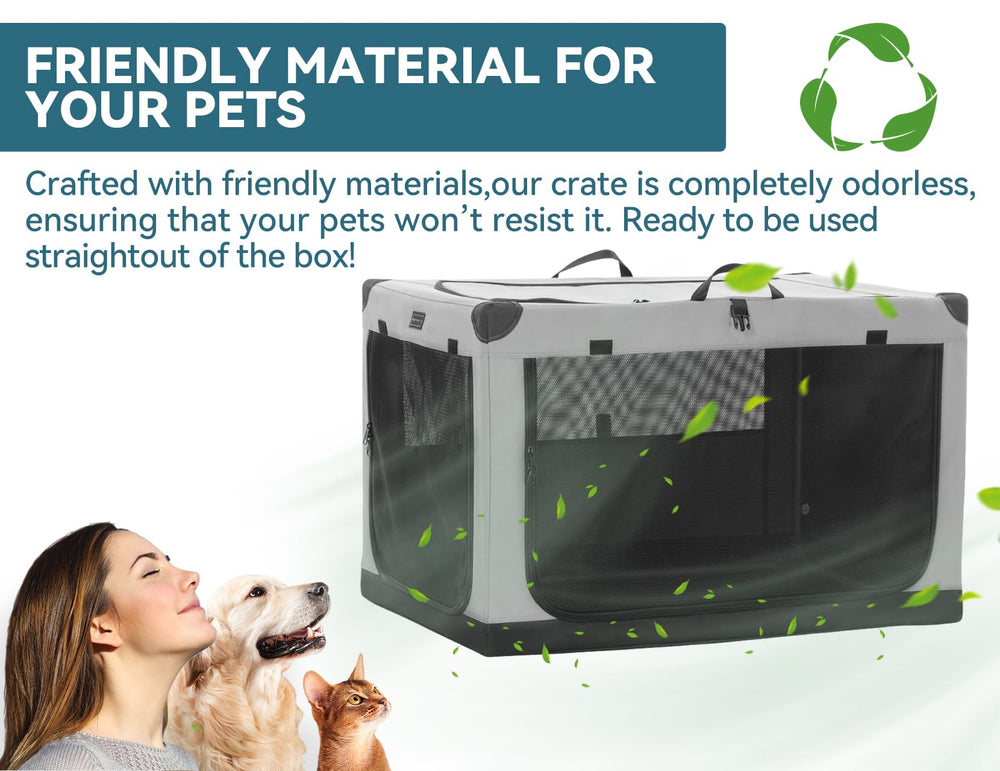 Petsfit waterproof base keeps interiors clean and dry for indoor or outdoor use