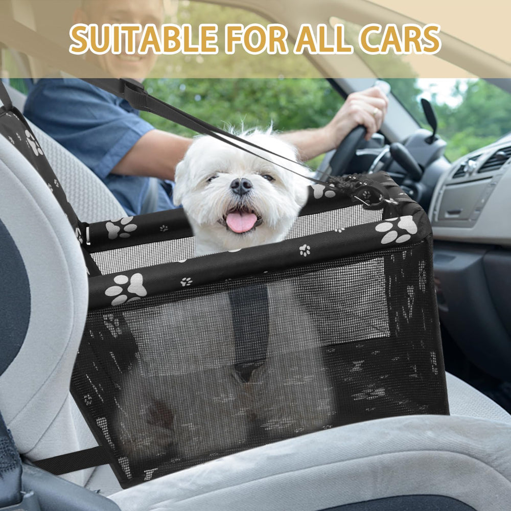 PetsHome dog car seat folded compact for easy storage in car