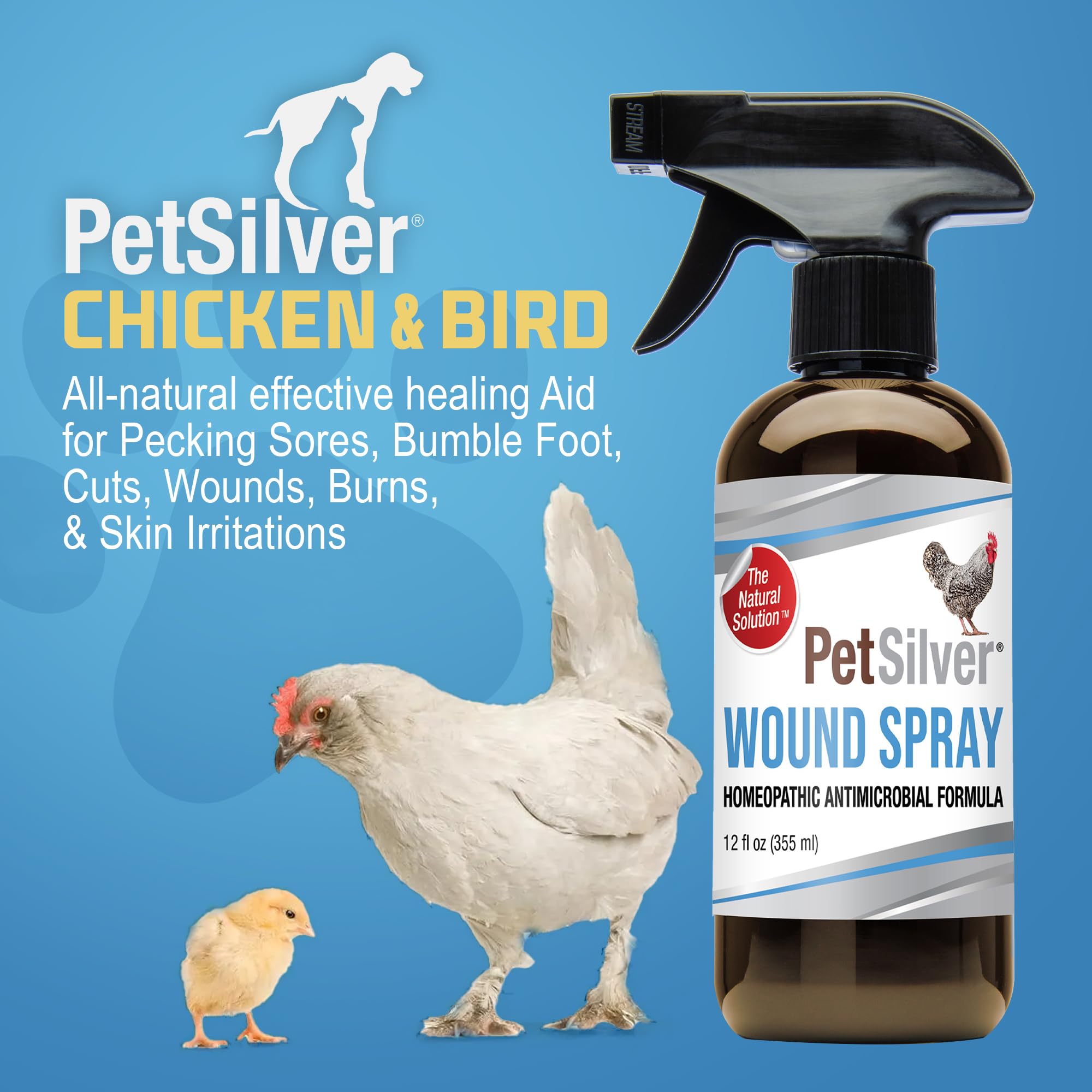 PetSilver spray safe for pecking and licking during use