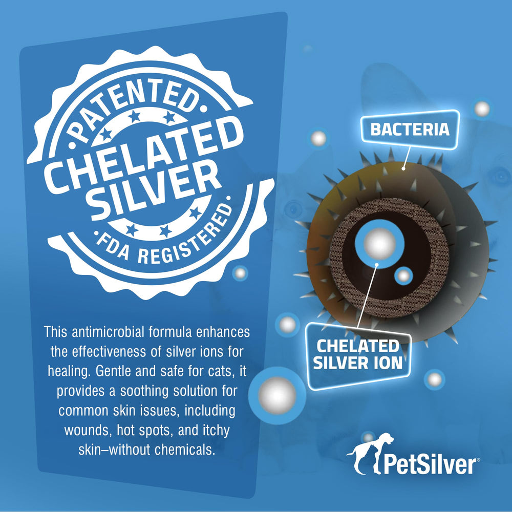 PetSilver USA-label image reinforces US-made quality and FDA-compliant manufacturing standards.