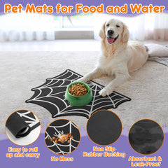 Petsinurarea spider web mat is waterproof and quick drying for floors protection.