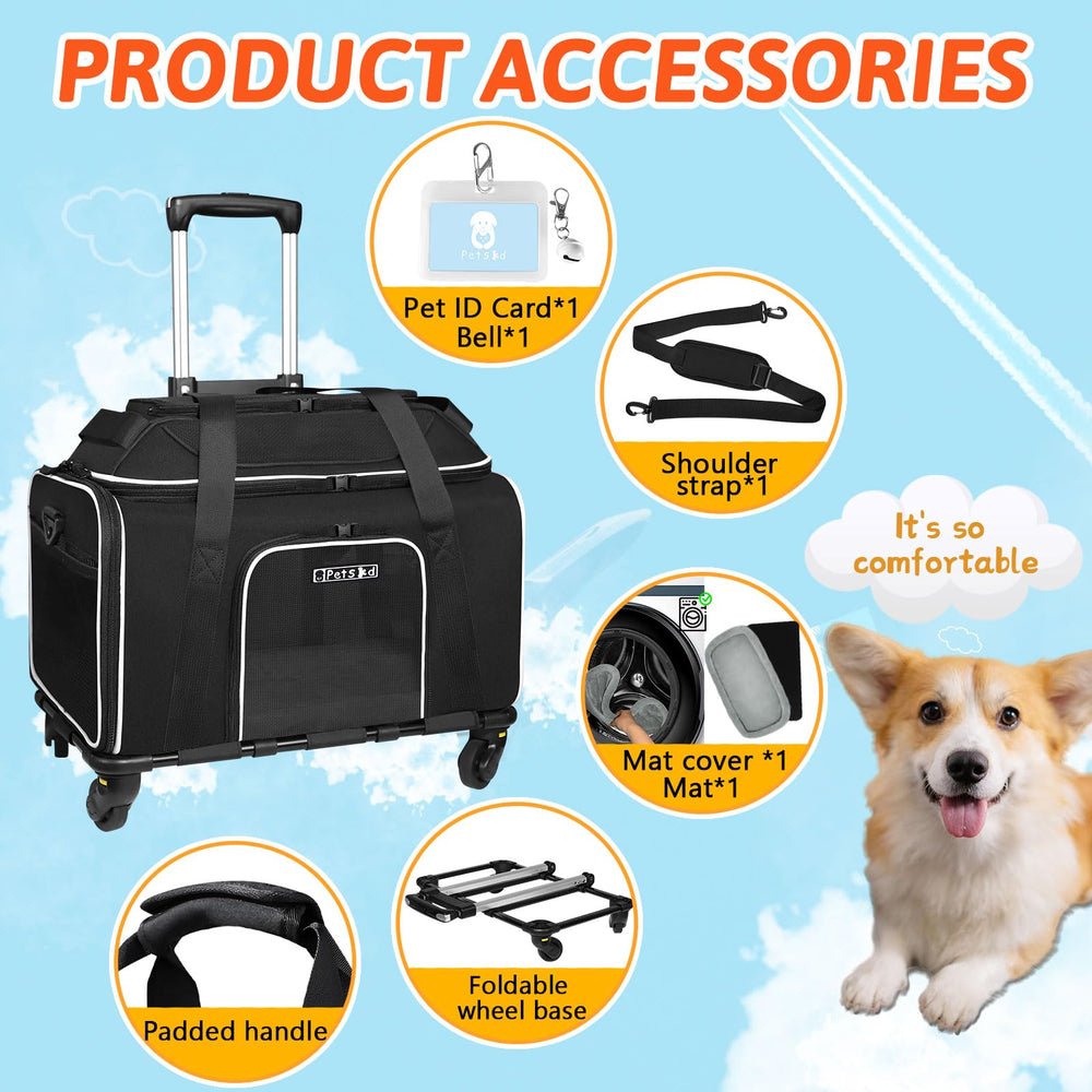 Petskd anti-scratch mesh protects small pets during travel